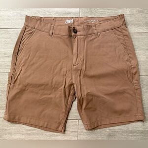 Men's Mugsy Jeans BELMONTS Camel K6SNBG Chino Shorts Waist Size 36 Inseam 9" New